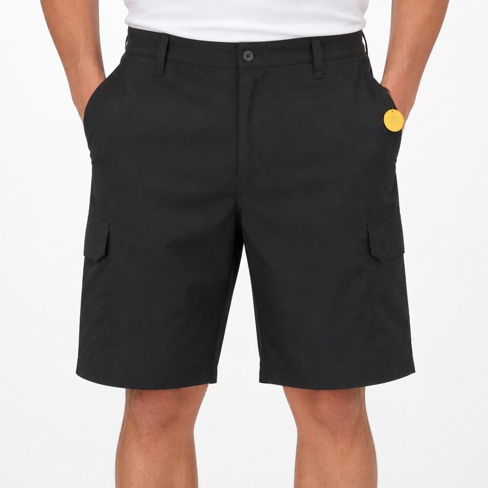 NEW Magellan Outdoors Shorts Mens 44 Black Round Rock UPF 50 Water Repellent